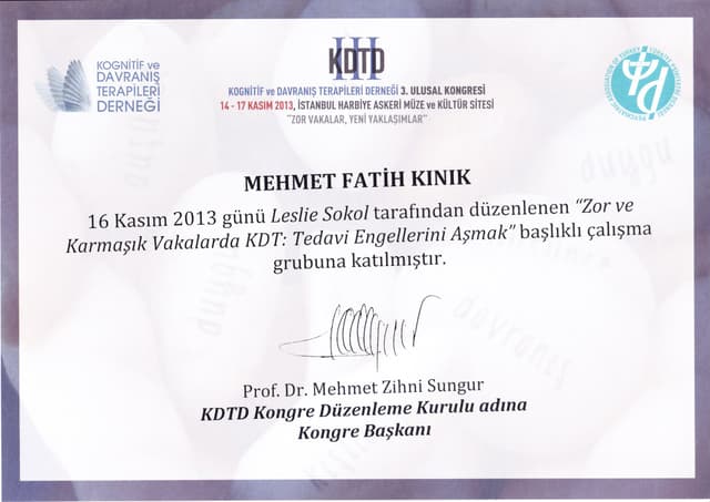 Uzm. Dr. Mehmet Fatih Kınık