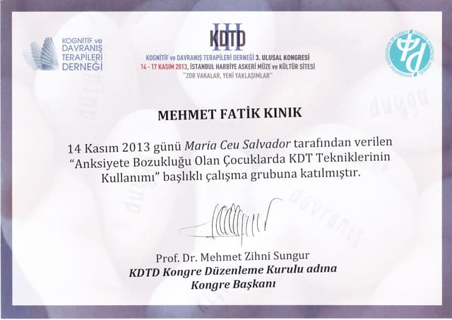 Uzm. Dr. Mehmet Fatih Kınık